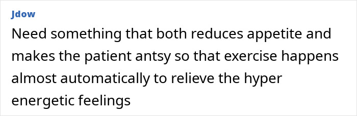 Screenshot of a user comment discussing appetite reduction and increased energy related to Ozempic&rsquo;s healthier rival with no side effects.