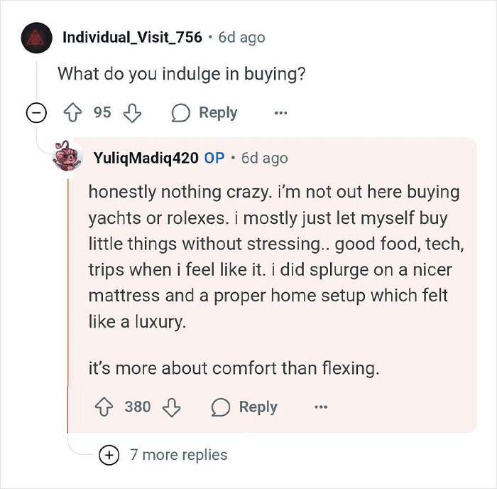 Reddit user who won $14 million shares buying habits, living like a regular guy focused on comfort over luxury and flexing.