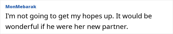 User comment expressing hope for a new partnership between Shakira and Chris Martin amid fan speculation on their romance.