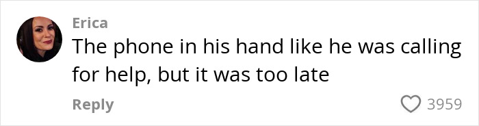 Comment from Erica about groom holding phone as if calling for help at forced marriage or kidnapping wedding incident.