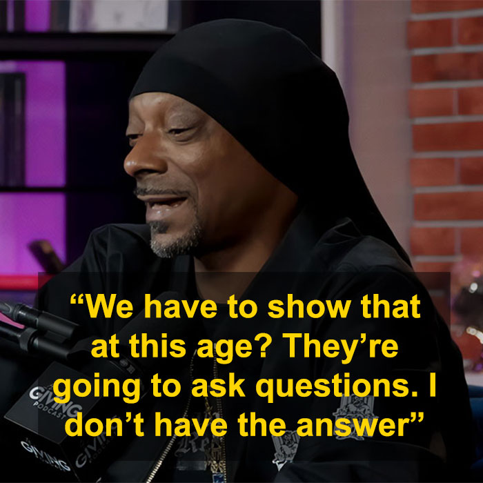 Snoop Dogg speaking during a podcast, expressing opinions on LGBTQ+ representation in kids films and parenting concerns. Snoop Dogg speaking during a podcast, expressing opinions on LGBTQ+ representation in kids films and parenting concerns.