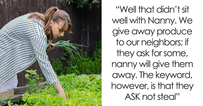 Karen Thinks It’s No Big Deal To Steal Fruit & Veg From Neighbor’s Garden, Gets Humiliating Surprise