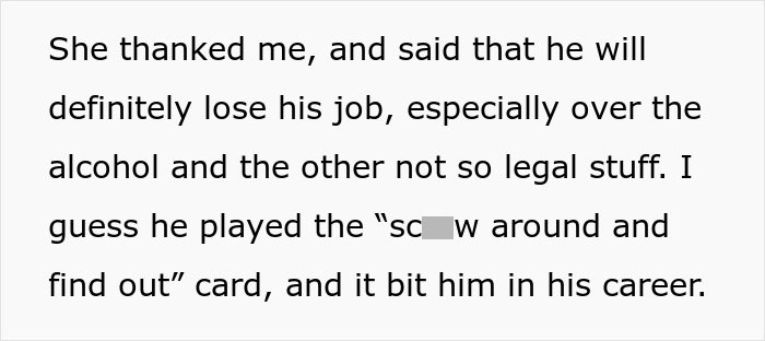Man parks illegally and gets drunk in work truck, facing consequences with unemployment knocking soon after.