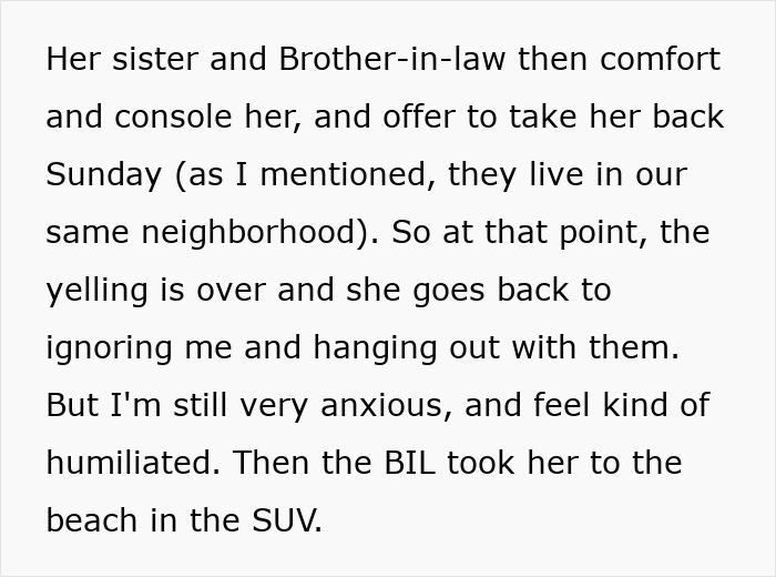 Alt text: Wife humiliates husband by unleashing years of resentment on unwanted trip, causing tension and anxiety during family conflict.