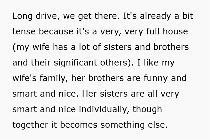 Wife humiliates husband by unleashing years of resentment during a tense trip he didn&rsquo;t want to take.