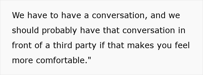 Text showing a tense conversation about having a discussion, reflecting wife humiliates husband and years of resentment on a trip.
