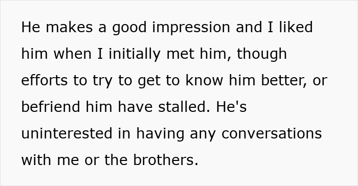 Text excerpt showing a wife expressing years of resentment during a trip the husband did not want to take.