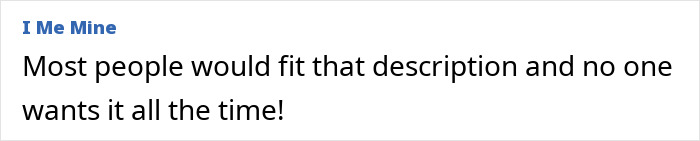 Text post stating most people fit a certain description and no one wants it all the time, relating to greys*xuality trends.