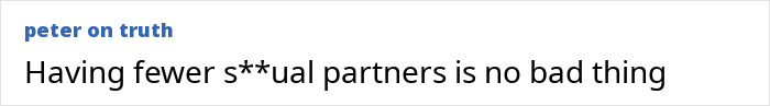 Text excerpt on a plain white background discussing having fewer sexual partners, related to greys*xuality in dating culture.