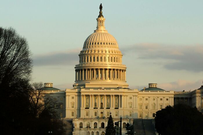 United States Capitol building at sunset, symbolizing a ticking big lifetime event in American politics.