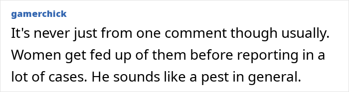 Comment thread discussing a husband facing discipline again for inappropriate work comments, frustrations expressed by users.