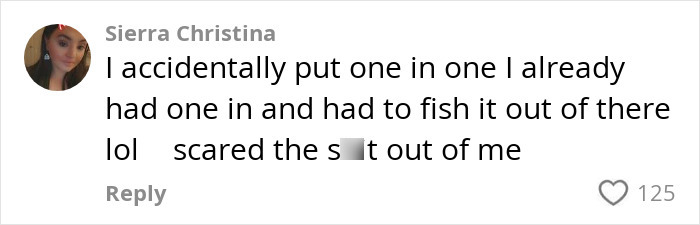 Comment from woman sharing her story about accidentally leaving a tampon inside for a month and feeling scared.