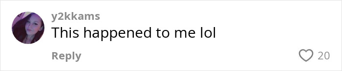 Comment by user y2kkams sharing a personal experience related to accidentally leaving a tampon inside for a month.