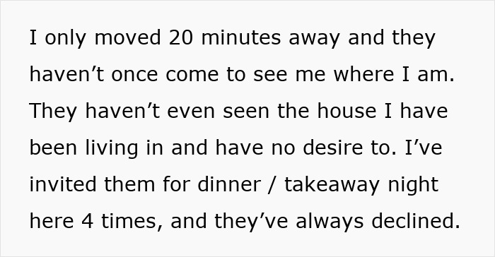 Text excerpt about parents losing interest after their daughter moves out, highlighting feelings of neediness and rejection. Text excerpt about parents losing interest after their daughter moves out, highlighting feelings of neediness and rejection.