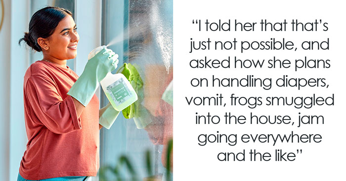 “AITA For Telling My Girlfriend She’s Going To Have To Get Over Dirt If She Wants Kids?”