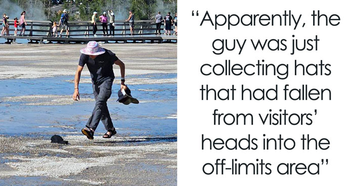 “And These People Reproduce”: Guy Violates Yellowstone Trespassing Rules, Netizens Respond Wittily