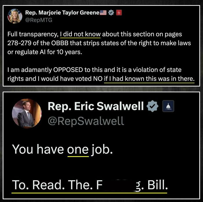 Screenshot of Twitter posts highlighting a perfectly preventable fail with the phrase you had one job.