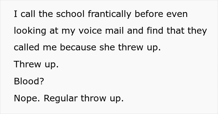Text about a mom furious school called her instead of her husband and possibly pretended to call CPS over child's health issue. Text about a mom furious school called her instead of her husband and possibly pretended to call CPS over child's health issue.