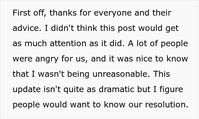 Text post discussing a woman accusing homeowners of ruining her party because they didn&rsquo;t leave their home.