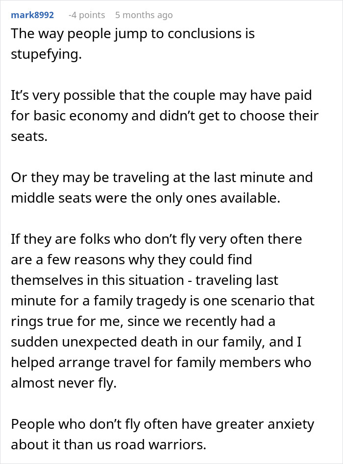 Woman refusing to give up her plane seat, resting peacefully with a guilt-free nap during a flight.