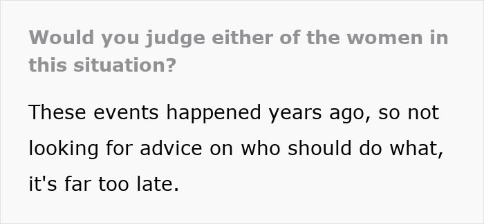 Text excerpt discussing judgment in a toxic man&rsquo;s romantic mess with two women, reflecting on past events.