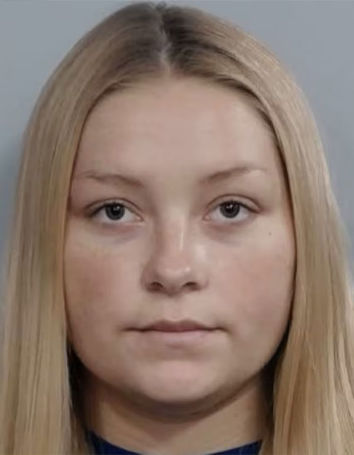 Close-up image of a young woman linked to a disturbing new twist in cheerleader newborn baby case.