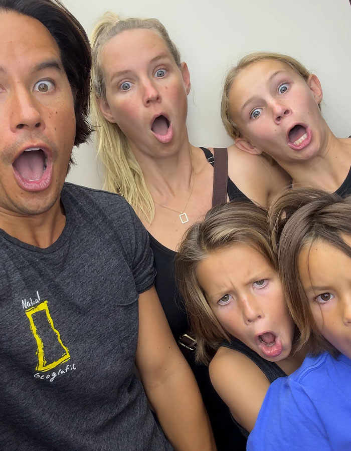 Family expressing shock and surprise, illustrating tough love dad who threw 7YO son off cliff viral outrage topic. Family expressing shock and surprise, illustrating tough love dad who threw 7YO son off cliff viral outrage topic.