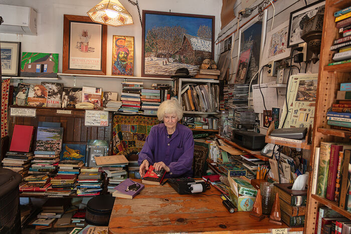 Maureen At The Book Barn By Susan Anthony