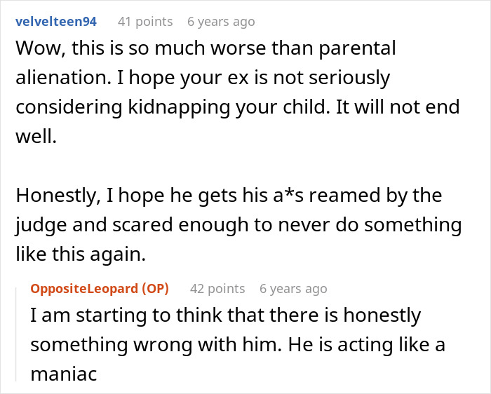 Reddit user comments discussing toddler poisoning with essential oils by mother-in-law and husband's shocked reaction.