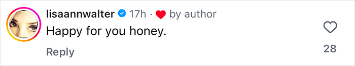 Screenshot of a social media comment expressing support, related to Alyssa Milano&rsquo;s decision to remove her breast implants.