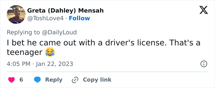 A social media post with a humorous comment highlighting concerns over the rise in giant baby births. A social media post with a humorous comment highlighting concerns over the rise in giant baby births.