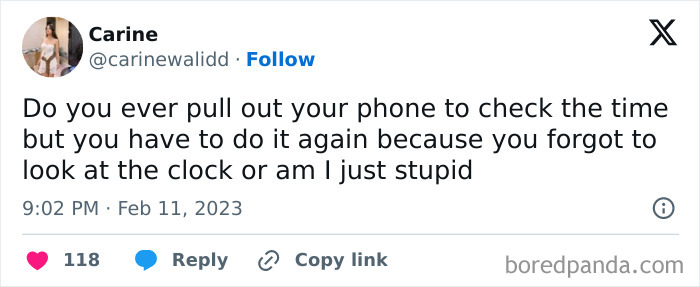 Tweet about a relatable moment illustrating common specific moments in our lives that aren’t an original experience.