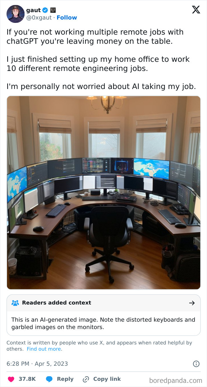 Remote work setup in 2025 with multiple monitors and keyboards illustrating parts of working that are a nightmare.