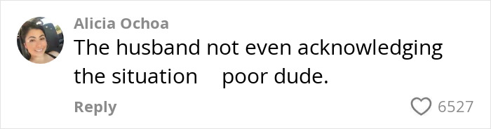 Comment from Alicia Ochoa about the new bride's side piece exposing her cheating on their wedding week. Comment from Alicia Ochoa about the new bride's side piece exposing her cheating on their wedding week.