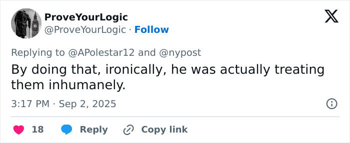 Tweet from ProveYourLogic criticizing Coldplay&rsquo;s Chris Martin for dehumanizing fans with a political speech at a concert.