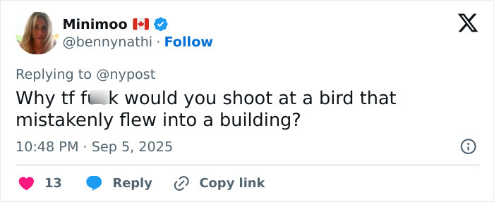 Tweet discussing a soul-crushing accident where a dad mistakenly ends his teenage daughter's life while aiming at a bird. Tweet discussing a soul-crushing accident where a dad mistakenly ends his teenage daughter's life while aiming at a bird.