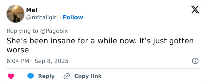 Screenshot of a Twitter reply mentioning Britney Spears’ inner circle growing terrified as behavior worsens with dog poop incident. Screenshot of a Twitter reply mentioning Britney Spears’ inner circle growing terrified as behavior worsens with dog poop incident.