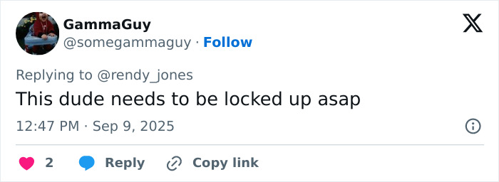 Screenshot of a social media reply criticizing a commenter, highlighting fans praise for Chase Infiniti&rsquo;s response to creepy questions.