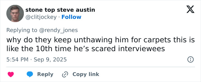 Screenshot of a Twitter reply criticizing Chase Infiniti&rsquo;s awkward interview moment about Leonardo DiCaprio.