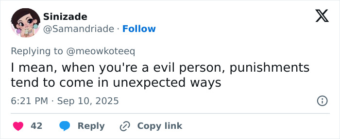 Screenshot of a social media reply about unexpected punishments amid J.K. Rowling team cancer rumor reactions. Screenshot of a social media reply about unexpected punishments amid J.K. Rowling team cancer rumor reactions.