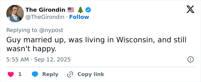 Screenshot of a social media reply discussing a husband&rsquo;s final texts to wife after faking his death to be with mistress.