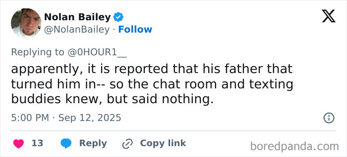 FBI Reveals Eerie Discord Messages Sent By Charlie Kirk Attack Suspect