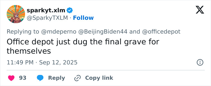 Office Depot Fires 'Insensitive' Staffer After Refusing To Print Charlie Kirk Vigil Poster