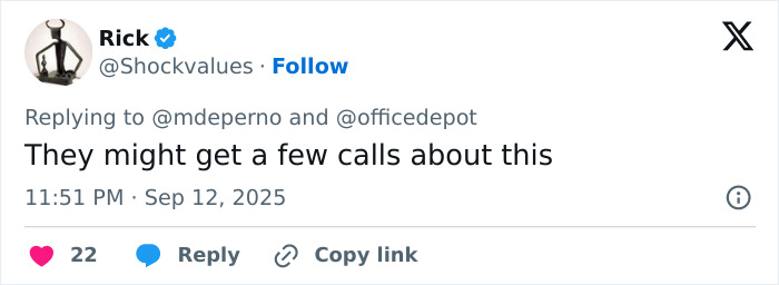 Office Depot Fires 'Insensitive' Staffer After Refusing To Print Charlie Kirk Vigil Poster