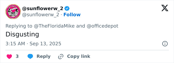 Office Depot Fires 'Insensitive' Staffer After Refusing To Print Charlie Kirk Vigil Poster