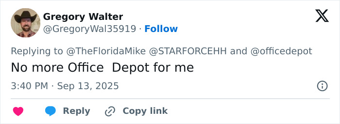 Office Depot Fires 'Insensitive' Staffer After Refusing To Print Charlie Kirk Vigil Poster