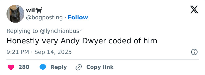 Tweet commenting on Chris Pratt being mocked for his unusual prayer style in a viral clip after Charlie Kirk&rsquo;s passing.