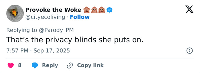 Twitter reply mocking First Lady's outfit in the UK, referencing someone needing to put a new light bulb in Melania. Twitter reply mocking First Lady's outfit in the UK, referencing someone needing to put a new light bulb in Melania.