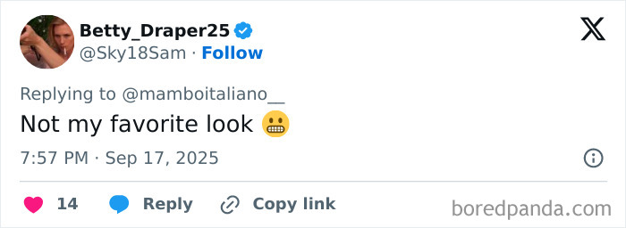 Tweet from user Betty_Draper25 reacting to Melania Trump’s optical illusion dress at Windsor banquet, sparking color debate online. Tweet from user Betty_Draper25 reacting to Melania Trump’s optical illusion dress at Windsor banquet, sparking color debate online.