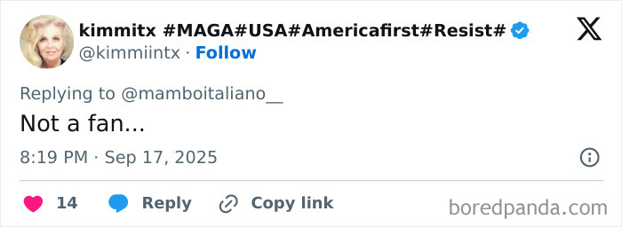 Screenshot of a tweet replying to a debate about Melania Trump’s optical illusion dress from Windsor banquet. Screenshot of a tweet replying to a debate about Melania Trump’s optical illusion dress from Windsor banquet.